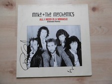 Mike & The Mechanics Autograph Signed Maxi Cover 12" "All I Need Is A Mir" Vinyl