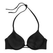 Victoria's Secret Essential Bombshell Add-2-Cups Bikini Top 38D Black NEW
