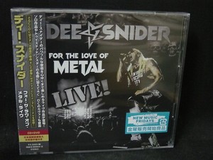 Dee Snider For The Love Of Metal Live Japan Cd Dvd Twisted Sister Desperado Ebay