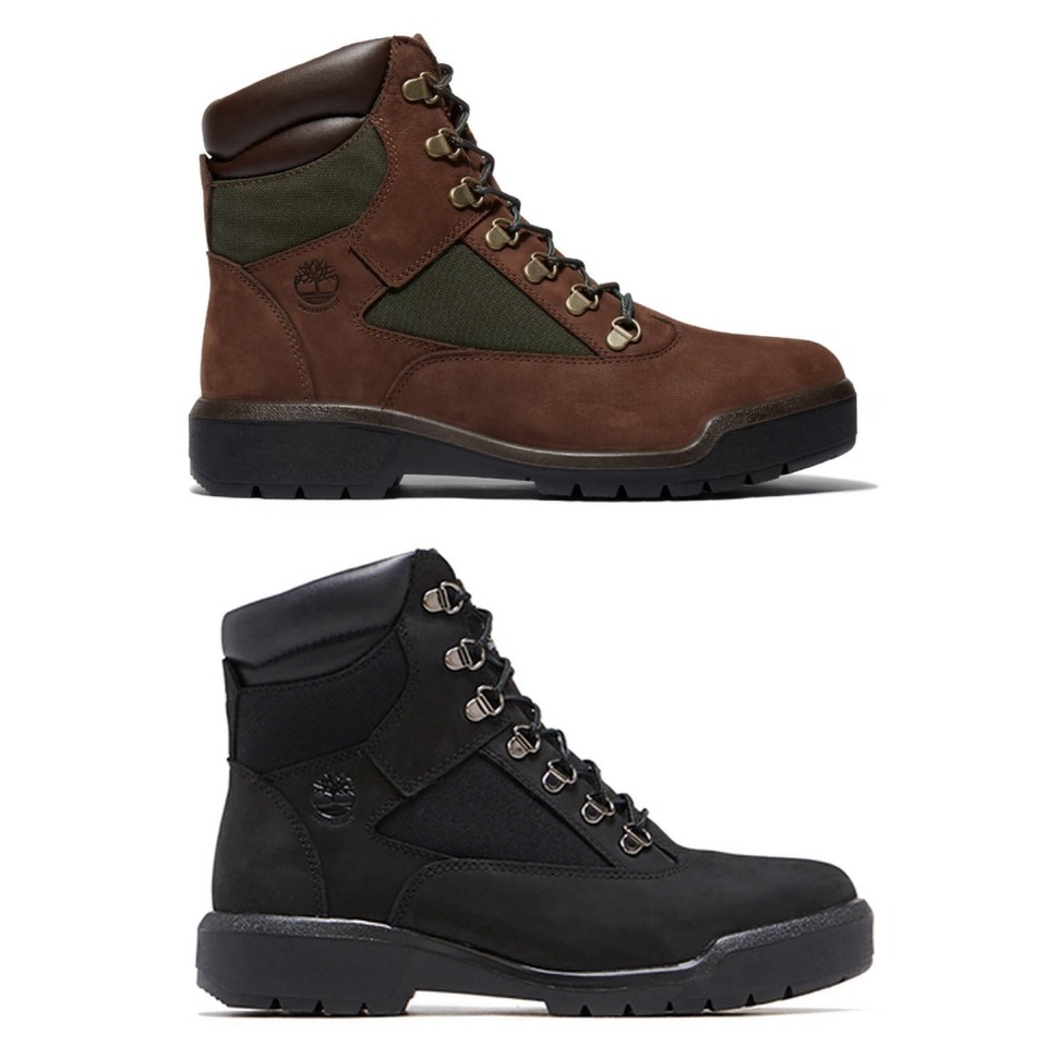 Men's Timberland 6-Inch Waterproof Boot TB0A17KC001 Black Nubuck Size 7.5-12
