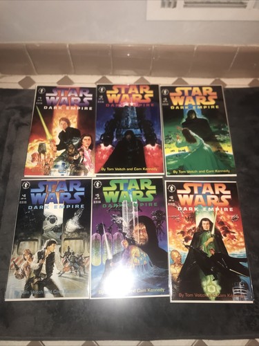 STAR WARS:DARK EMPIRE COMPLETE ORIGINAL SET FIRST STAR WARS TITLE BY DARK HORSR