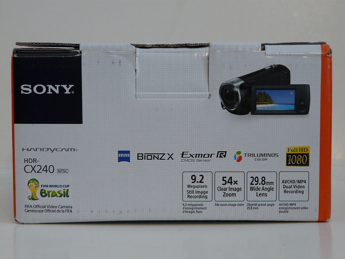 Sony HDR-CX240 Camcorder - Black for sale online | eBay Sony HDR-CX240 Camcorder - Black for sale online | eBay