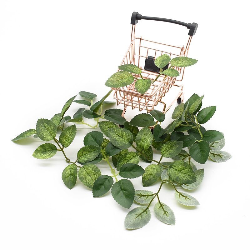 20pcs Silk Rose Leaves DIY Christmas Decorations Scrapbooking