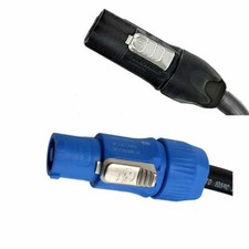 Elite Core 100 ft True1 Male to Powercon A Blue Power Cable 12 AWG