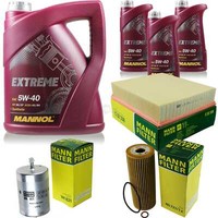 MANN-FILTER Inspektionspaket 8L Mannol Extreme 5W-40 FüR Mercedes-Benz Sprinter