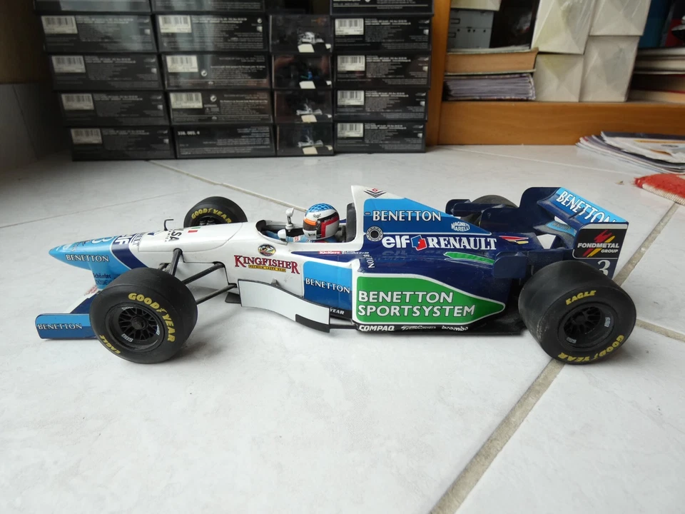 Benetton Renault B196 Jean Alesi #3 1996 1/18 MINICHAMPS F1 Default Senza - Immagine 3 di 4