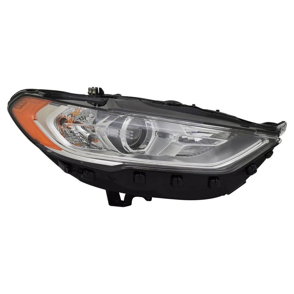 Headlight For 2017-2020 Ford Fusion Halogen w/o DRL w/ bulb Right Passenger Side Foto 2 de 3