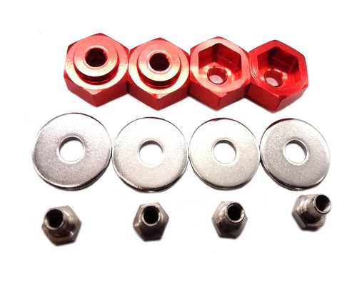 Alloy Wheel Hex Converter 12 mm to 17 mm hexagon joint N10237 For Rc car crawler - Picture 8 of 21