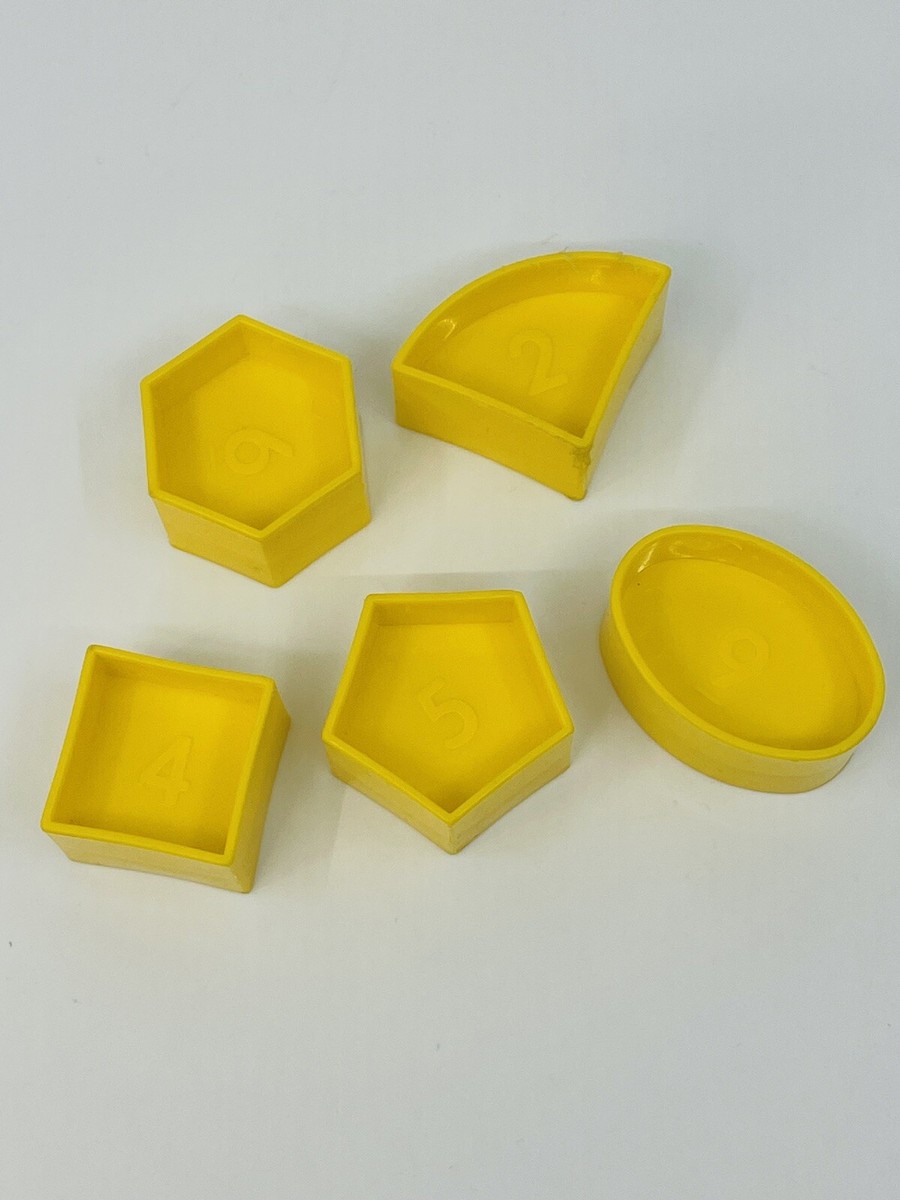 Vintage Tupperware Shapo Ball Replacement Shapes #'s 2, 4, 5