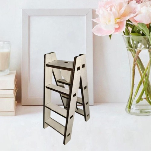 Valentine Ladder Table Decoration Cake Shop Display Decorative Wooden - Picture 5 of 6