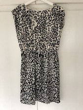 Mango Black & White Dress