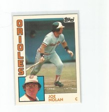 1984 Topps - Tiffany #553 Joe Nolan  baltimore orioles