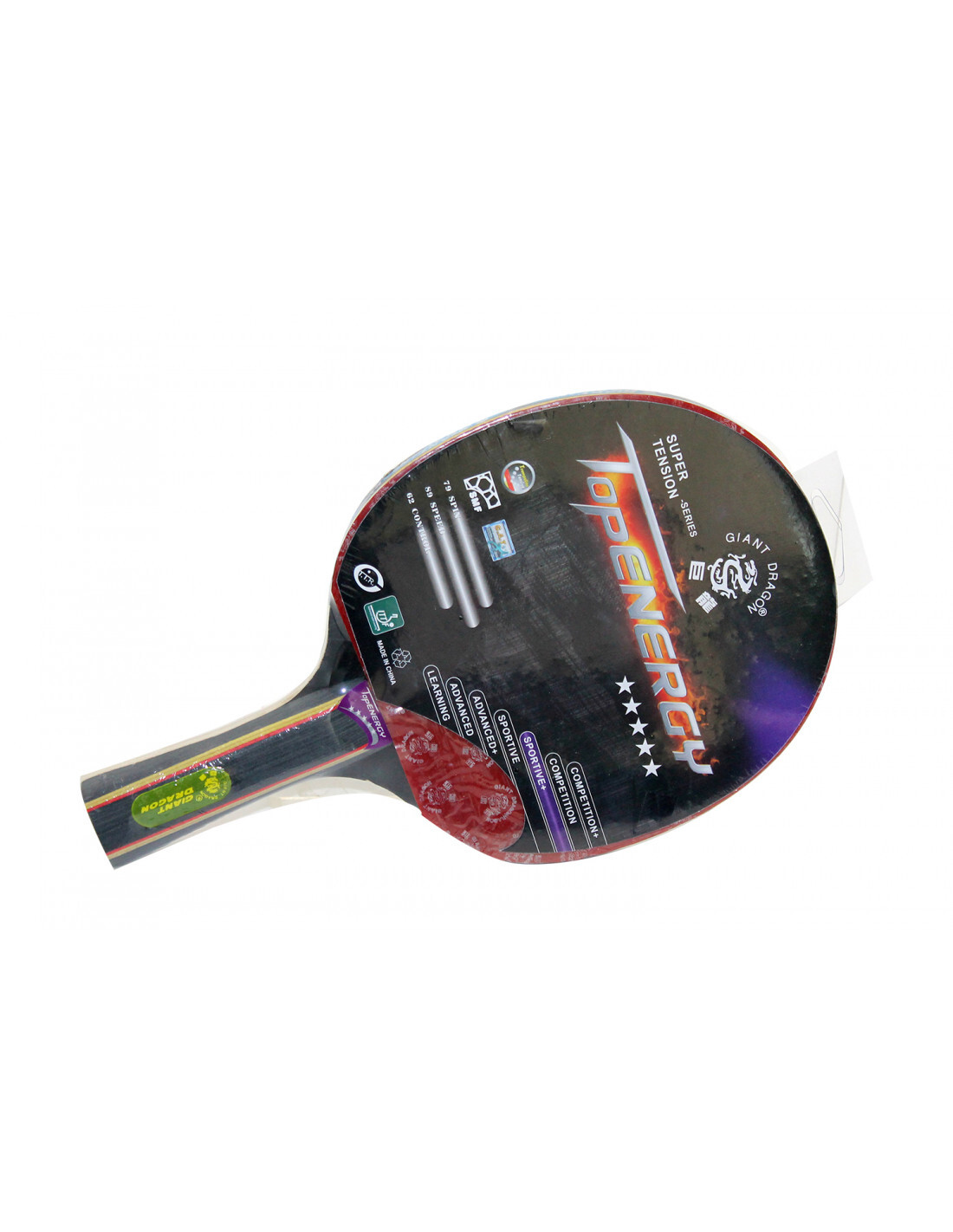 Kidz Corner – Racchetta Ping Pong Top Energy Deluxe Kidz Corner