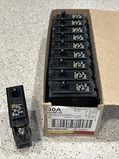 Square D HOM130 10 PACK 30A 1P 120/240V Circuit Breakers LOT OF 10 NEW IN BOX