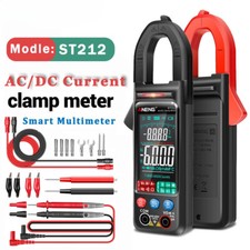 DC/AC Digital Clamp Meter 6000 Count 400A Amp Large Color Screen Voltage Tester