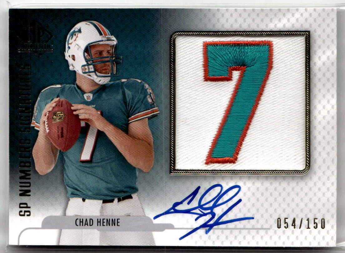 Chad Henne trading card