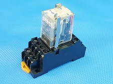 Omron Relay MY4N-D2 24V DC with Socket 1185C Inc VAT