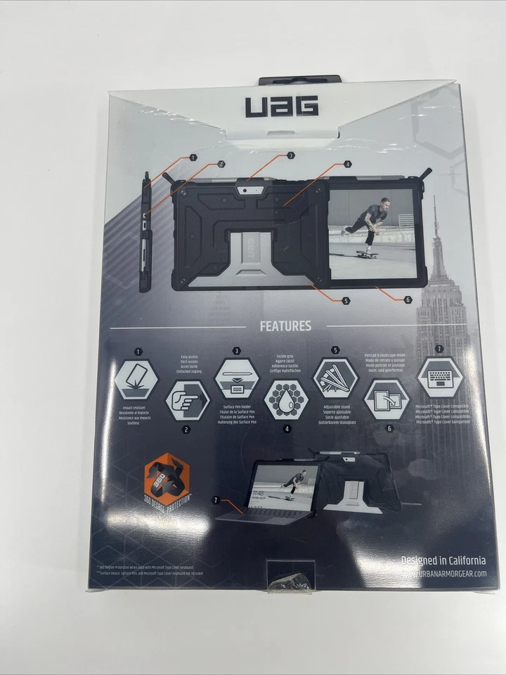 URBAN ARMOR GEAR ~ Microsoft Surface Go/4/3/2/1 Metropolis 10.5" Military Grade - Image 2 of 2