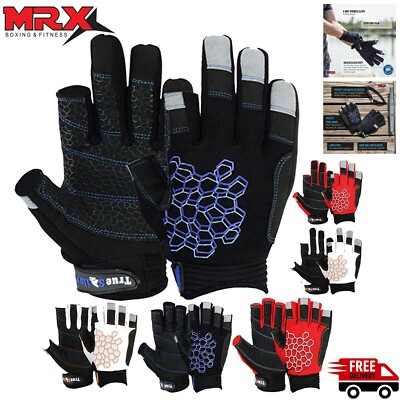 Amara Sailing Gloves Sticky Palm Grip Cut Finger Glove Yachting Kayak Dinghy