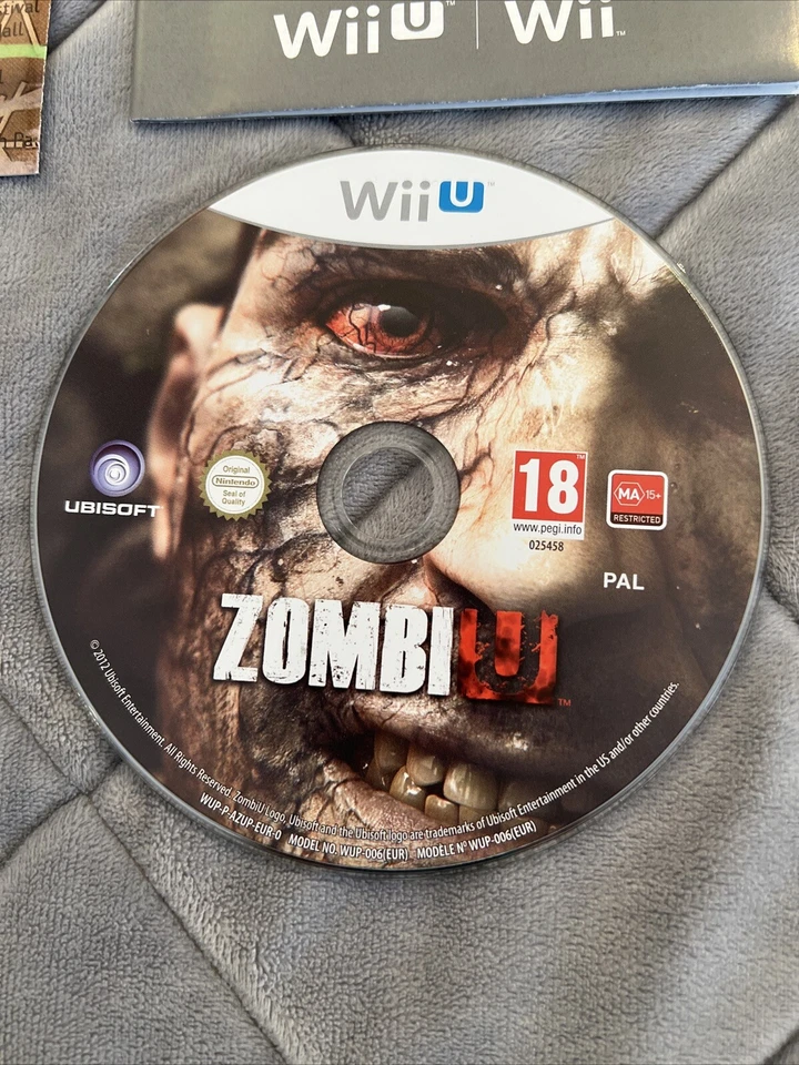 ANCIEN JEU ZOMBI U NINTENDO WII U - FR - ÉTAT NEUF ET ULTRA COMPLET - PAL Wiiu - Photo 4/4