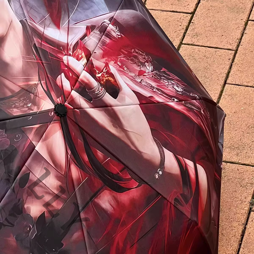 Love and Deepspace Brolly Sylus Bumbershoot Portable Anime Umbrella Rainshade - Picture 5 of 5