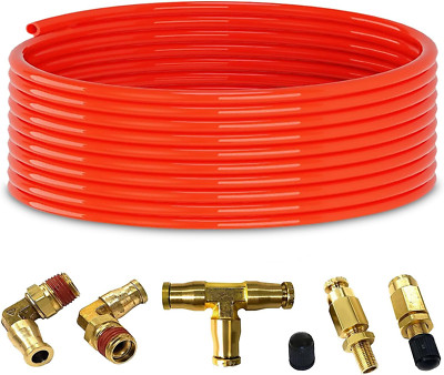 Air Inflation Schrader Valve with Push to Connect