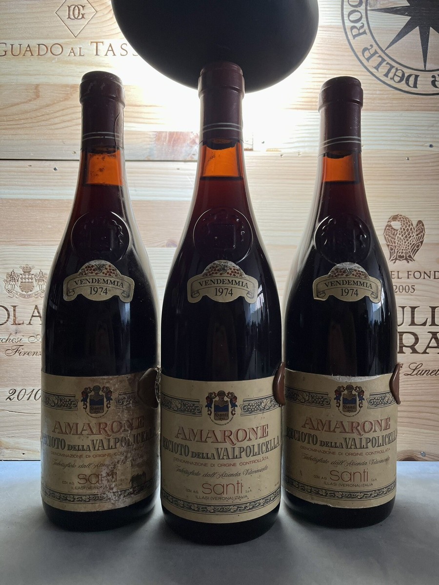 1974 Santi Amarone Recioto della Valpolicella Botte Regina
