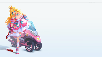 Anime princess peach trikes tricycle crown super mario Custom