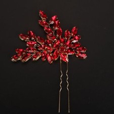 Bridal Teardrop Rhinestone Hair Pins Crystal Rhinestone Hair Accessories