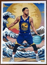 Steph Curry X Death NYC X Great Wave Ltd Ed /100 Signed Graffiti Pop Art Print