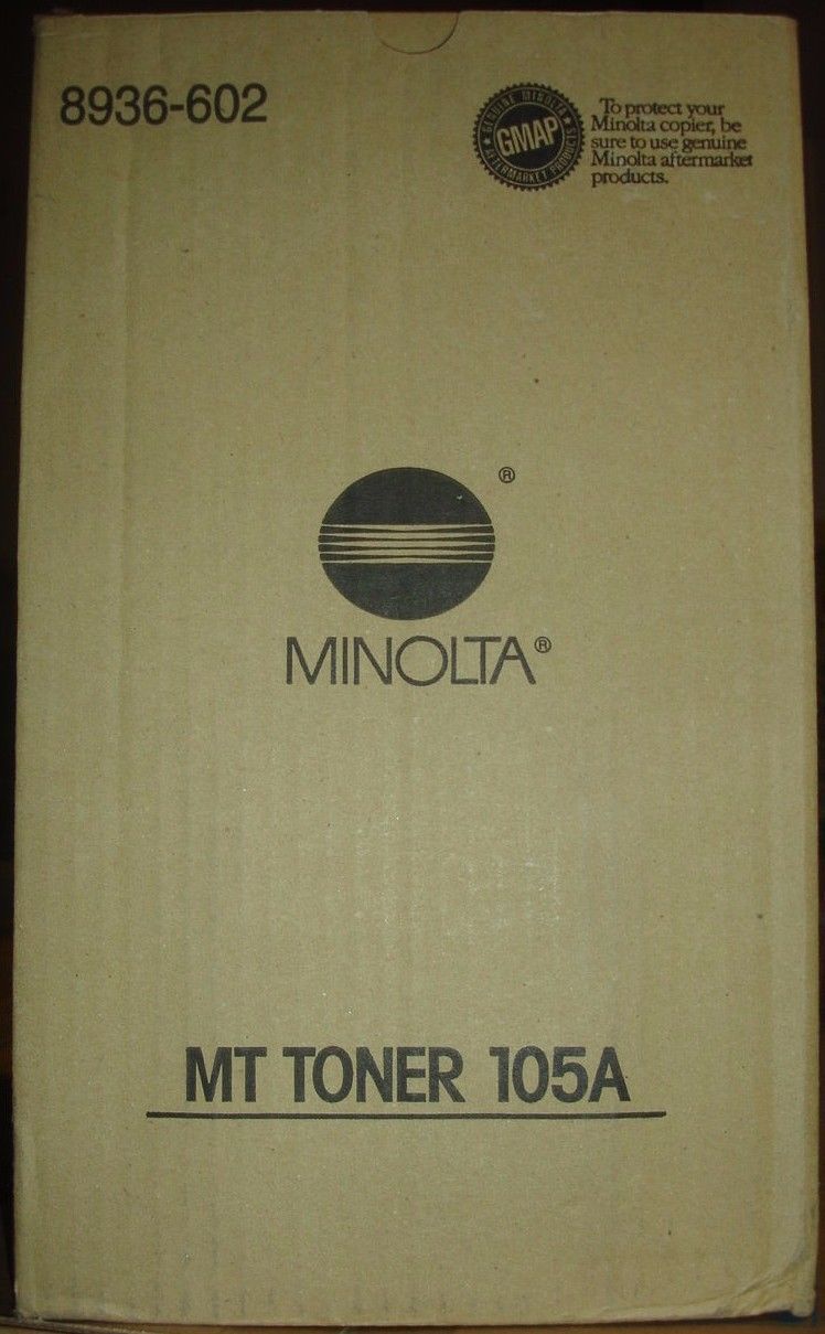 2 Genuine Konica Minolta 105A Toner Dialta Di181 152 Di250 Di350 Copier  8936-602 | eBay