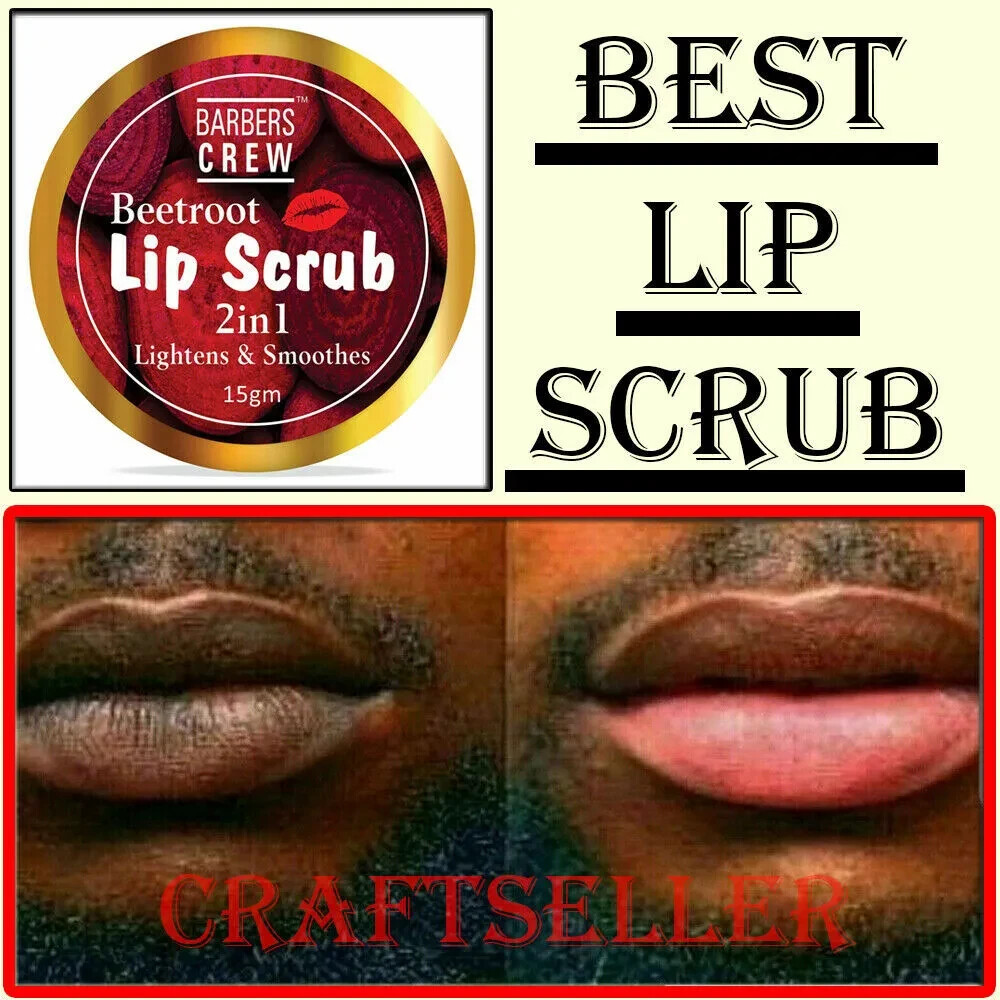 Lip Scrub Balm Brightening Dark Smoker Chapped Lips Repair Cream F/S