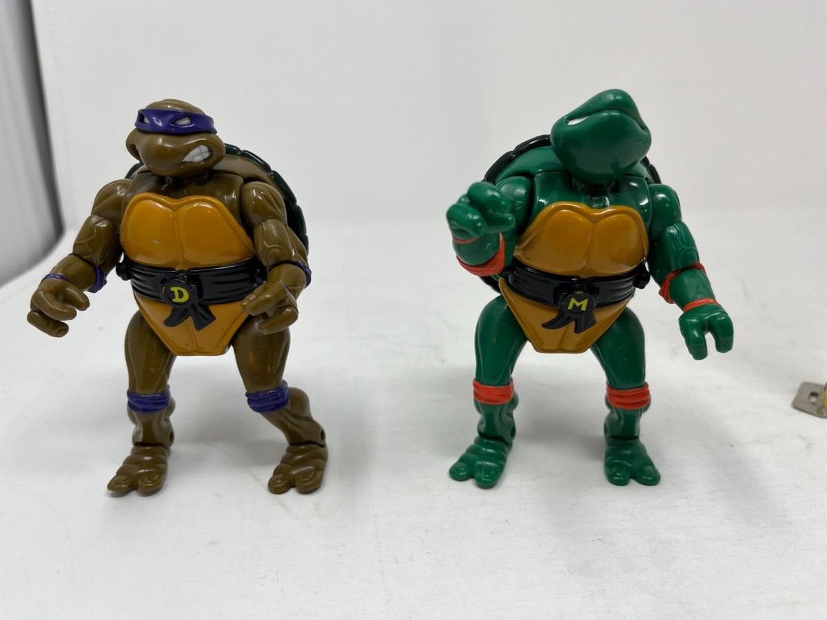 2 TMNT Teenage Mutant Ninja Turtles 2 Action Figures 1992 Vintage