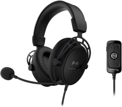 HyperX Cloud Alpha S Headset 7.1 Surround Sound Black HX-HSCAS-BK/WW F/S (QR-9)