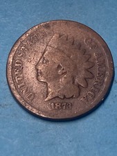 1873 Indian Head Cent - Open 3 - As Shown! (#0268)