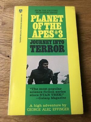 Planet of the Apes 3 Journey into Terror 1975 Award Books 1st Edition Unbroken