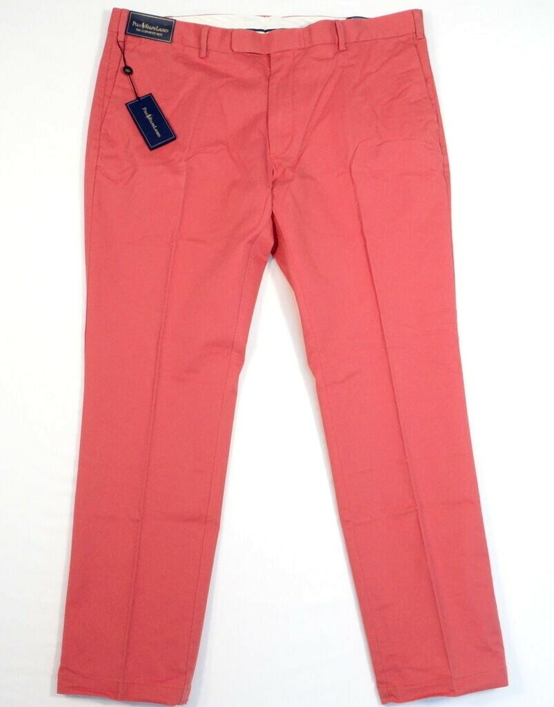 Polo by Ralph Lauren 赤 チノパン ルーズフィット Polo Ralph Lauren Stretch Custom Fit Nantucket Red Casual Pants