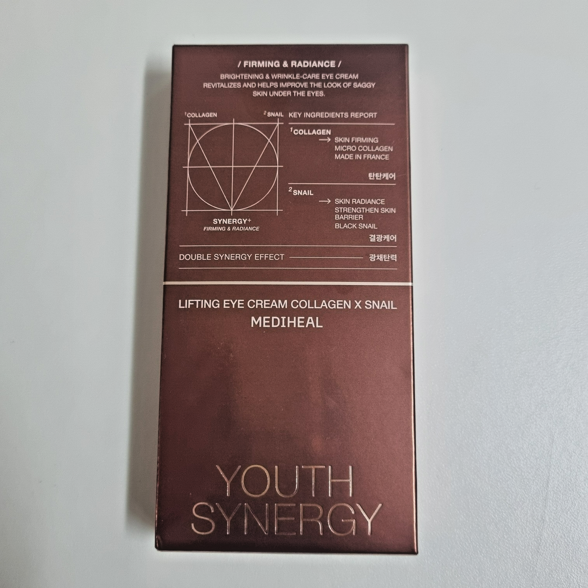 MEDIHEAL] Youth Synergy Lifting Eye Cream Collagen X Snail - 20ml