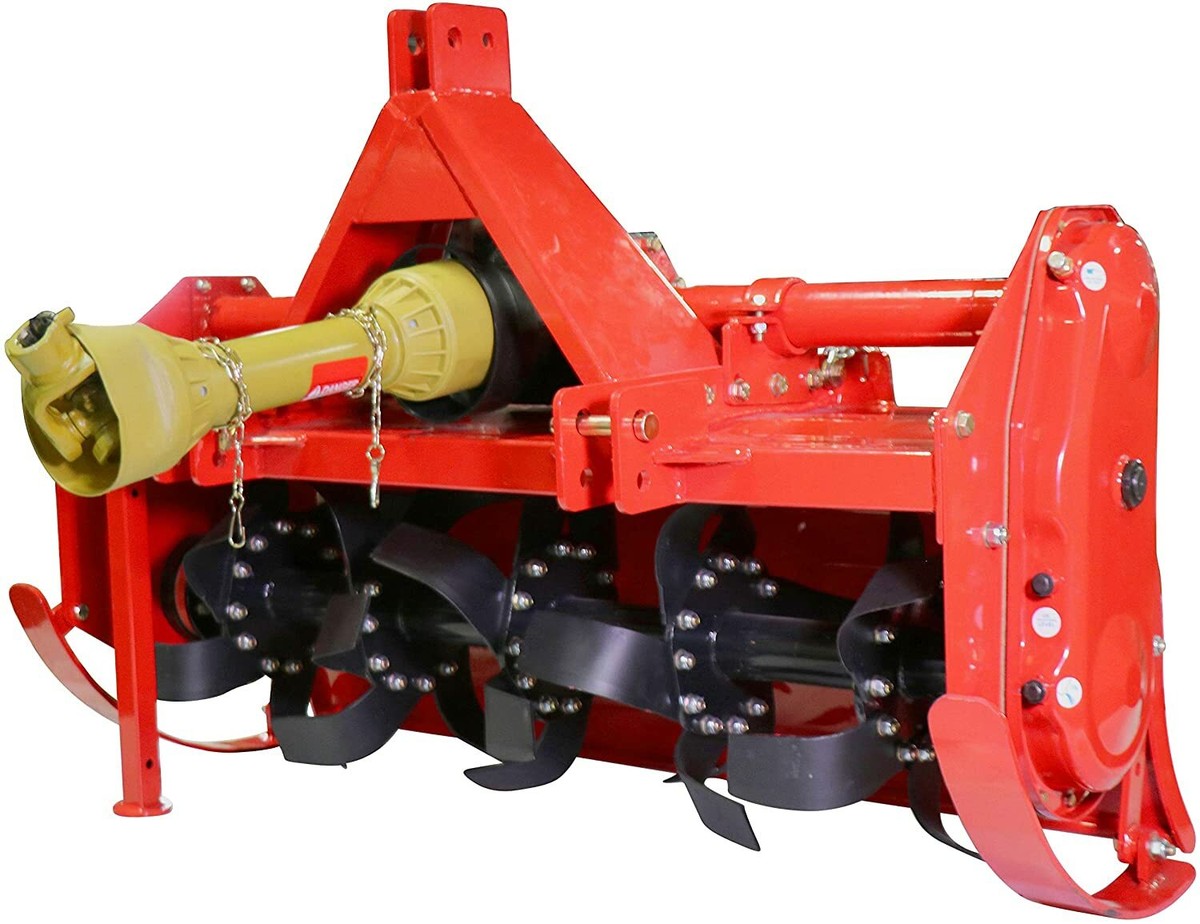 Rotary Tiller 4 ft - Gear Driven / PTO - 30 Tines - 3 PT