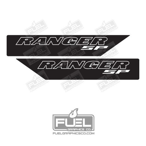 Polaris Ranger 570 SP Premium Vinyl Decal 2-Pack - 2023-25 - Picture 1 of 2