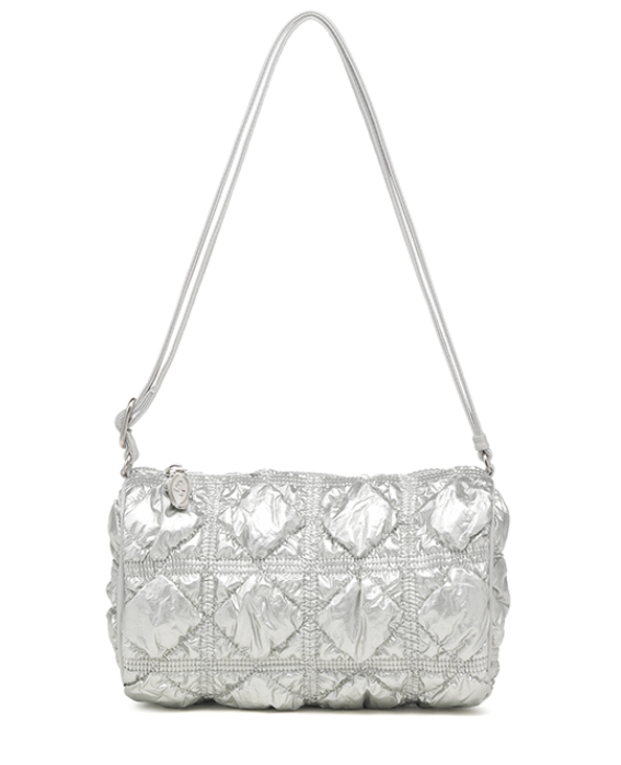 ショルダーバッグ・ポシェット [Carlyn] [25S/S] CARLYN KIRA BAG CARLYN] KIRA Mini Bag - Silver / Quilted Tote & Crossbody