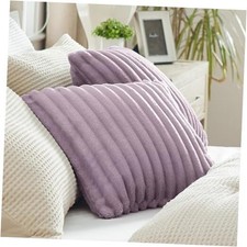 Throw Pillow Covers - Pack of 2, 18x18 18" x 18" Pack of 2 05-light Purple