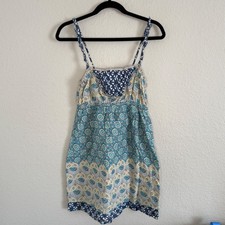 Vintage Y2K Wet Seal Medium Mini Dress Boho Fairy Indie Sleeze Festival Swim