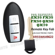 KR55WK49622 for Infiniti EX35 FX35 FX50 QX50 QX70 2008-2017 Smart Remote Key Fob