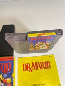 Dr Mario Nintendo NES Complete CIB Good Clean Authentic