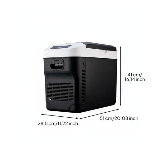 Tragbare Kühl-Gefrierkombination 28L Fassungsvermögen 12V 24V Tragbarer Kühlschrank A und C und - Bild 9 von 9