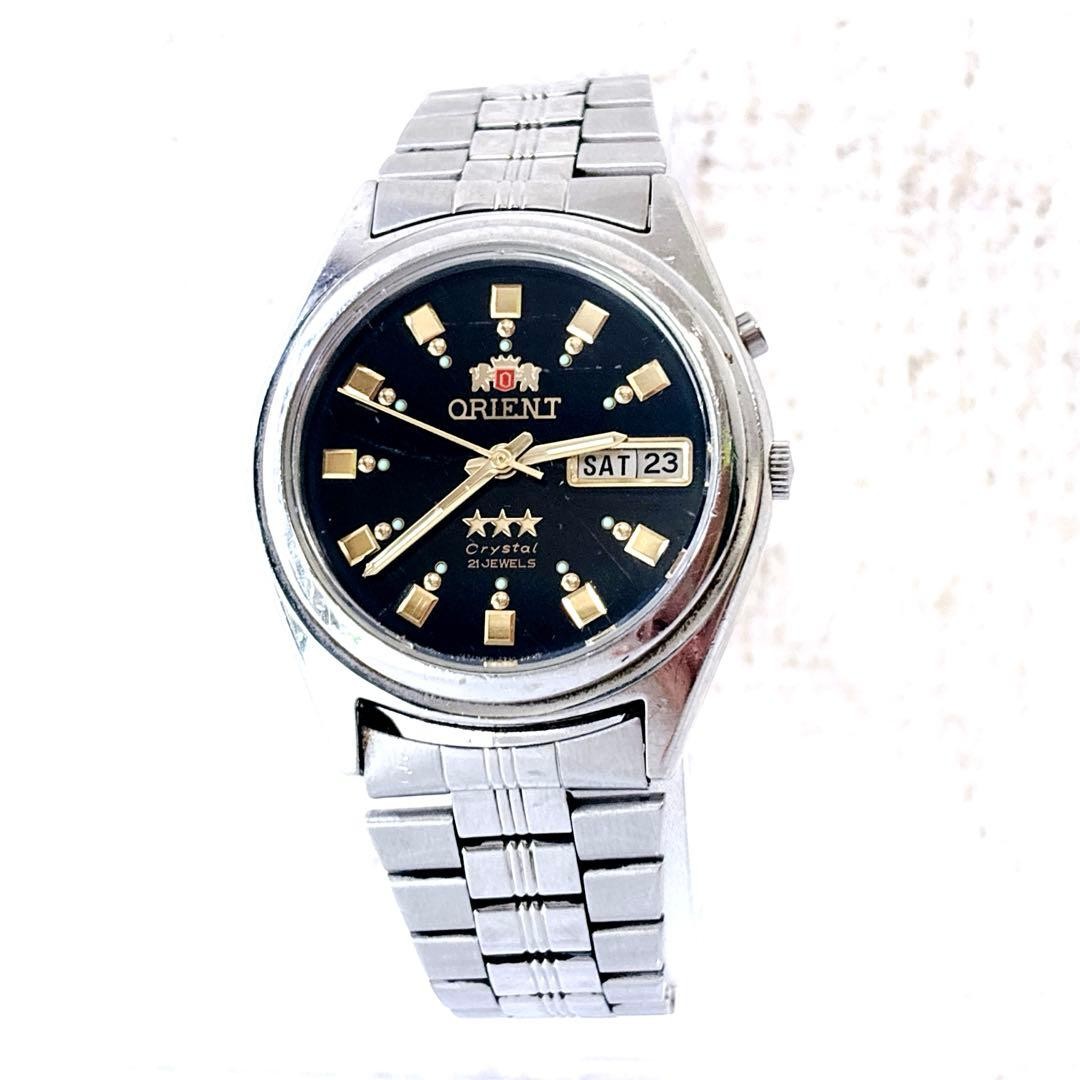 ORIENT Three Star EM6Q-C1 Automatic 21 Jewels Black G… - Gem