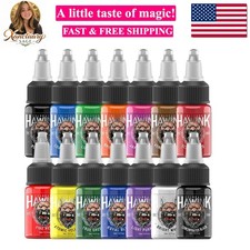 Tattoo Ink Set 1/2 oz 15ml Tattoo Supply 14 Colors Pigment Kit Ink TI203-15-14