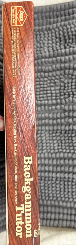 Vintage - Backgammon Tutor - ES LOWE 1974 - New Open Box - Image 2 of 4