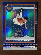 2024-25 Panini Nba Hoops - Karl-Anthony Towns #5 Holo Blue Winter /88